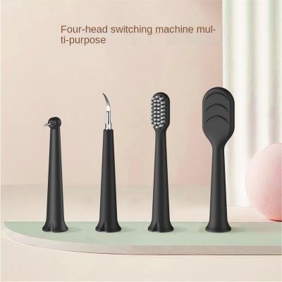 China Entry Grade Silicone + Ultrasonic Plastic Tooth Remover Usb Charging Electric Dental Lead Remover Electric Dental Calculus Remover Lighting 3 Modes for sale