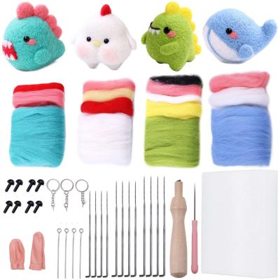 China Arts and Crafts Felting Starter Kit Complete Felting Tool Animal Doll with Felting Needles for sale