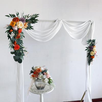 China Wedding party decoration wedding props flower arch flower decoration wedding decoration reception area simulation flower wedding supplies for sale