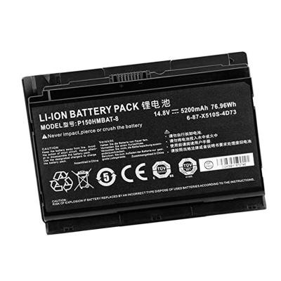 China LAPTOP Force Factory Laptop Battery FOR CLEVO X511 P150sma P151SM P150HMBAT-8 6-87-X510S-4D7 battery for sale