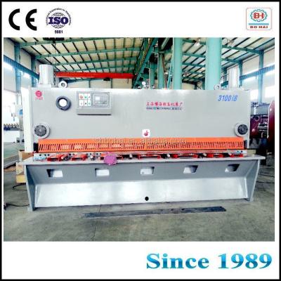 China QC11y 8x3100 Hydraulic Guillotine Shear Machine, 3100mm Hydraulic Shear Machine QC11Y-8 X 3100 for sale