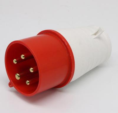 China CE IEC60309 IP44 3P 2P+E 16A 250V Single Phase Caravan Industrial Socket Industrial Plugs and Sockets for sale