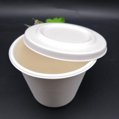 China water & Oil Resistant / Safe In Pulp Sugar Cane Stock Paper Cup Double Wall Microwave Hot And Cold Drinking Disposable Paper Cups for sale