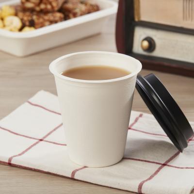 China Biodegradable Compostable Ice Cream Yogurt Sugar Cane Bagasse Paper Pulp Molding Tea Coffee Cup for sale