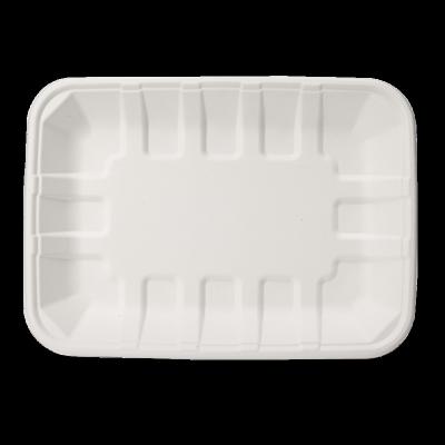 China High Quality Disposable Bagasse Standard Biodegradable Food Disposable Sugar Cane Tray for sale