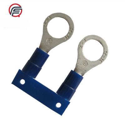 China Favorable Lifetime Price Copper Ring Terminal Crimp Ring Terminal Insulated Sheath Round Long Terminal for sale