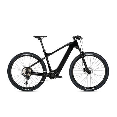 China Carbon Fibre 29 27.5 mtb carbon fiber e bike air suspension mid drive bafang motor 250w 36v hidden lithium battery electric mtb mountain bike for sale