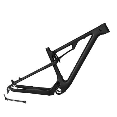 China EPS Technology 29er 27.5 full suspension frame rear shox 165mm thru axle 148mm cross country carbon fiber mountain bike frame for sale