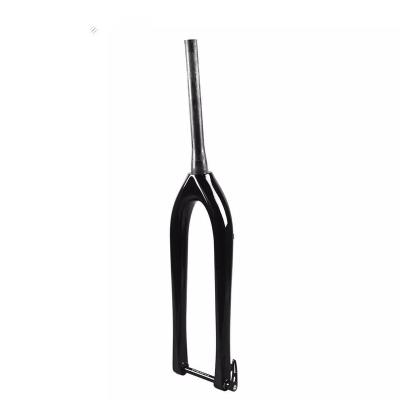 China Mountain Bikes Carbon mountain bicycle fork thread 28.6mm thru axle disc brake Boost15*110mm carbon mtb mountain bike fork for sale