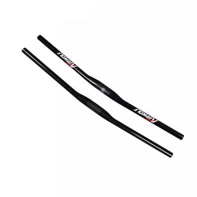 China Light weight mtb carbon handlebar Bicycle parts carbon fiber mountain bike handlebars 720mm flat or riser mtb carbon bike handlebar for sale