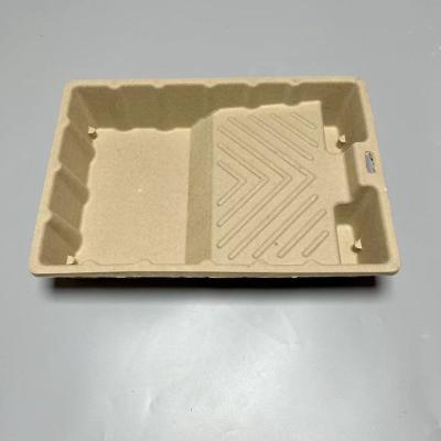 China Eco-friendly Biodegradable Water Resistant Recycled Paper Material Tray Pulp For Paint Roller Paint Tray 10 Inch for sale