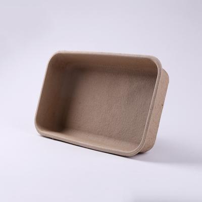 China Cat Litter Box House Biodegradable Recycle Paper Pulp Cast Disposable Cat Litter Box /Trays for sale