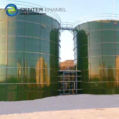 China Plant Popular High Efficiency Enamel Assembled Tank Biogas Container For Biogas Digester for sale