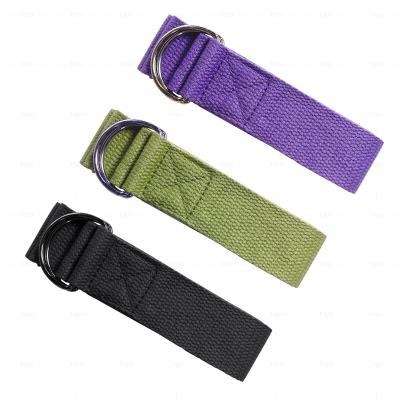 China Yoga assistance Yoga Accessories  Yoga Fitness Equipment 38mm Width Yoga Strap Customized logo for sale