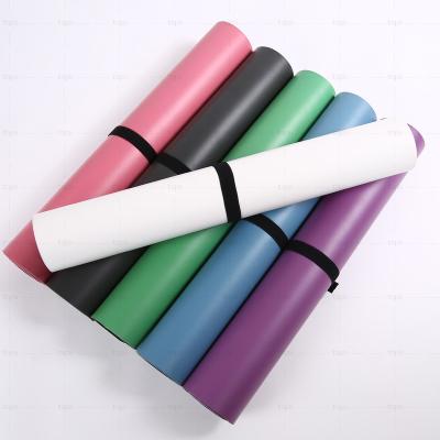 China Non-slip White Yoga Mat 5mm Thick Non Slip Eco Friendly Natural Rubber Yoga Mat Custom for sale