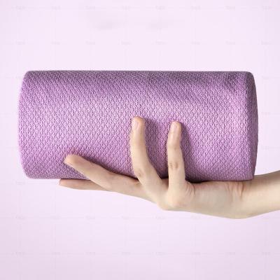 China Non-slip Foldable Yoga Mat for Travel Non-slip Silica Gel Particles Easy to Carry Yoga Towel for sale