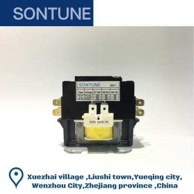 China Solo contactor plástico de poste para el aire acondicionado 220V 3kA que rompe capacidad en venta