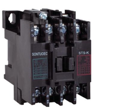 China Black Three Phase Magnetic Contactor With Overload Relay Flame Retardant for sale