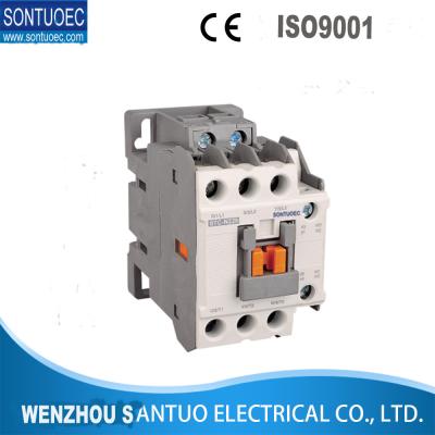 China Grey Din Rail Single Pole Contactor With A 24 Volt Coil Copper Texture for sale