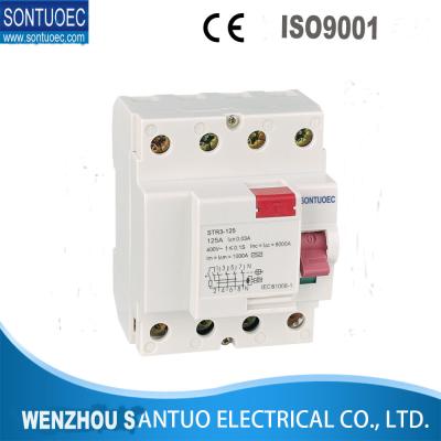 China Magnetic A Type 4 Pole RCCB Circuit Breaker , STS  230V Mini Circuit Breaker  for sale