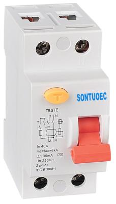 China Sontuoec RCCB 4 Pole Earth Leakage Circuit Breaker IEC61008 for sale