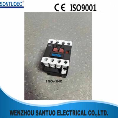 China PA66 220V 9A Electric Din Rail Contactor 4P Compact Structure for sale