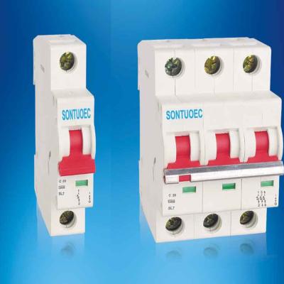 China Sontuoec 10KA MCB Circuit Breaker IEC60898 3P AC DC Type for sale