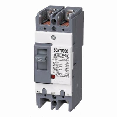 중국 SBE102b-100A 2P ABE Type Molded Case Circuit Breaker DC MCCB 판매용