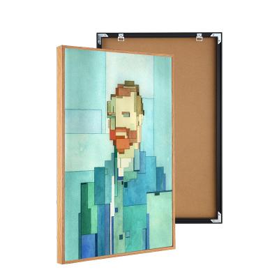 China Popular Modern Simple Thin Edge Photo Frame Aluminum Alloy Narrow Picture Frame All Size Rack Poster Wall Hanging for sale