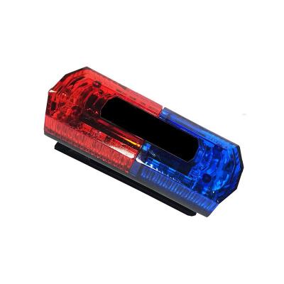 China 2021 Factory Wholesale New Police Officers Rechargeable Shoulder Mounted Traffic Red Blue Strobe Police Patrol Strobe Shoulder Warning Light for sale