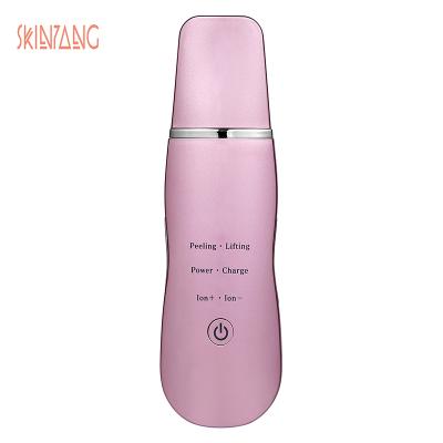 China NEW Ultrasonic Facial Skin Scrubber Portable Skin Massager Ultrasonic Skin Scrubber DEEP CLEANSING Ultrasonic Skin Scrubber for sale