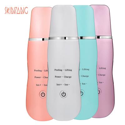 China 2022 Ultrasonic Skin DEEP CLEANING Spatula and Professional Ultrasonic Facial Scrubber Skin Peeling Spatula for sale