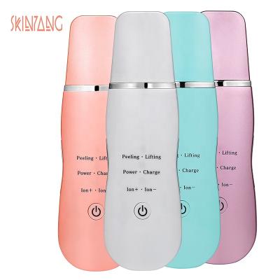 China Portable Anti-Puffiness Ultrasonic Scrubber USB Acne Tool USB Rechargeable Rechargeable Facial Tool For Pore Scrubber for sale