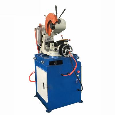 China Manufacturing Plant 315B pneumatic 45Angle pipe cutting machine Iron copper stainless steel pipe cutting machine for sale