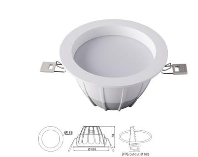 China High Efficency Home Downlights / Warm White 16W Led Downlights 1280LM - 1360LM for sale