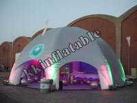 China Outdoor Advertising Inflatable Tent / Inflatable Dome Tent With Led Light for sale