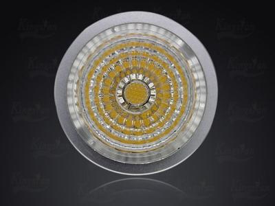 China 6W Pure White Bridgelux COB LED Spot Light with Reflector , MR16 LED light bulbs for sale