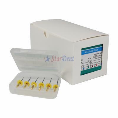 China Dental Metal Files Motor Use Heat Activation Blue Niti Class Endo Files Dental for sale