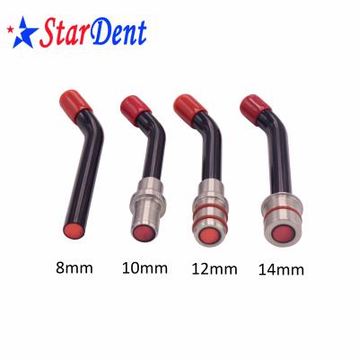 China Dental Metal LED Curing Fiber Optic Tips /Glass Light Rod Tips /Dental Fiber Optic Led Curing Light Accessories for sale