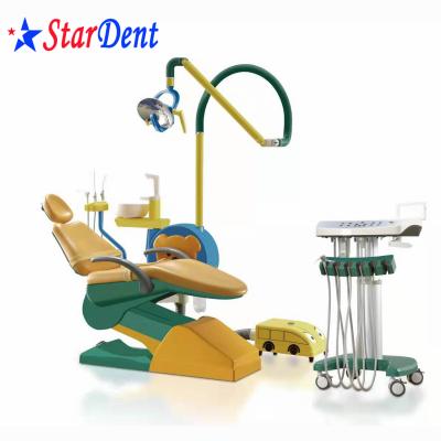 China Medical Treatment Dental Regional Children's Chair PU Dental Lab Equipment Or Unit Real Leather Upholstery Clinic for sale