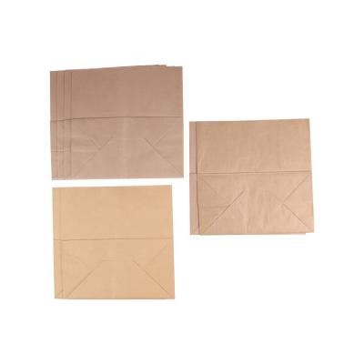 China Small Recyclable Brown Paper Bag Kraft Bag Flowers For Outlet for sale