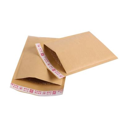 China Thicken And Brown Kraft Paper Custom Eco Friendly Compostable Bubble Mailer Bag Envelope Padded Package Firm Material For Mail for sale