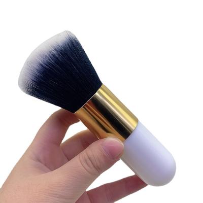 China Logo Makeup Brushes Cosmetic Custom 1 PC Beauty Brushes Makeup Cosmetics Eyeshadow Powder Blush Contours Make Up Brush for sale