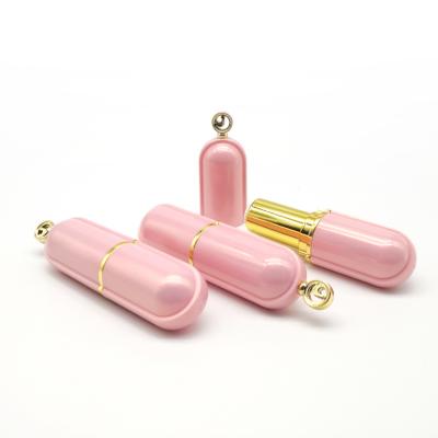 China High Quality Pink Empty Lipstick Tube DIY Pretty Crown Hat Lipstick Cosmetic Package Tube for sale