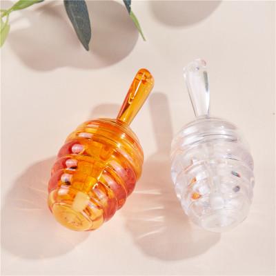 China Cute Cosmetics 9ml Honey Shape Lipgloss Tube Clear Lip Gloss Lipstick Packaging Bottles Cosmetics Tubes for sale