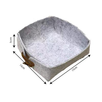 China Eco-friendly / Foldable and Recover Material Home Decoration Material Decoration Storage Separable Soon Selling Felt Small Desk Tray for sale