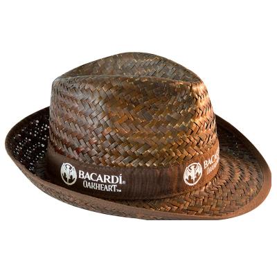 China Cheap Character Fedora Hats For Promotion Straw Fedora Hat for sale