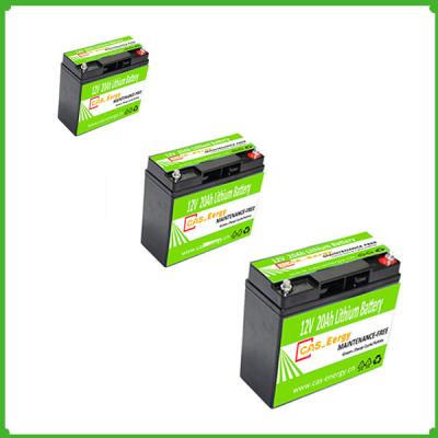 China Rechargeable 12V 20Ah  lithium li-ion battery pack for solar lights for sale