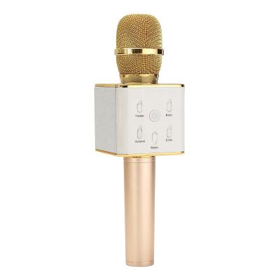 China Q7 Portable Handheld Microphone Mini USB Studio Detective Wireless Microphone for sale