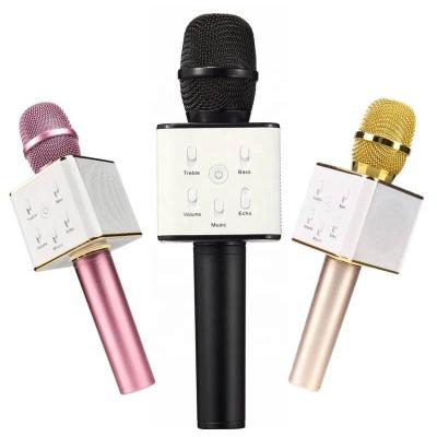 China Handheld Blue Microphone Q7 Family KTV Q7 WS858 WS1816 Tooth Microphone Kids Handheld Microphone For Q7 Karaoke Smart Wireless Microphone for sale